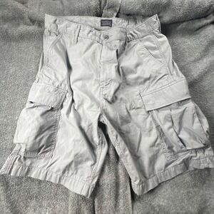 Levi Strauss Cargo Shorts Mens 36 Utility Outdoor Ripstop Waterless Pockets